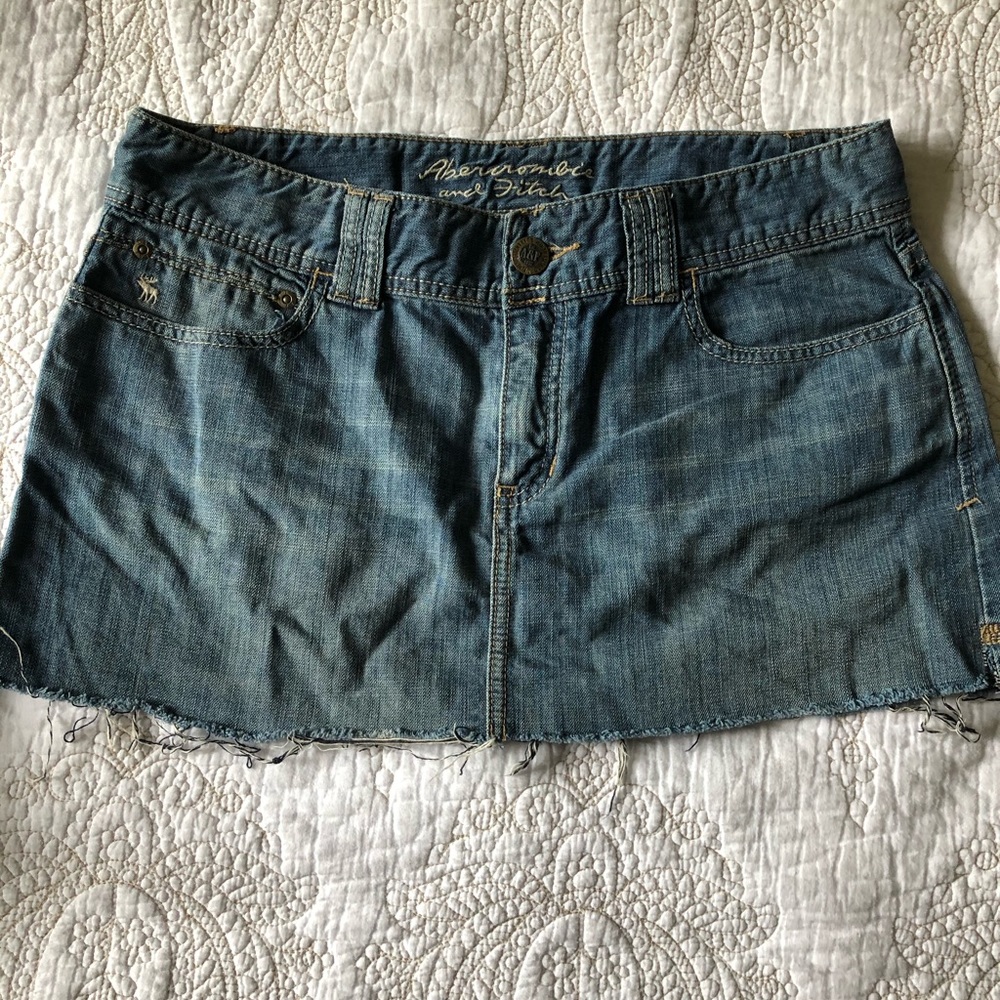 Abercrombie & Fitch Denim Jean Skirt
